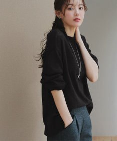 Tiaclasse 【洗える】シアープルオーバーニット