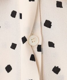 TOCCA PROMISE RIBBON ROSETTE ドット柄ブラウス