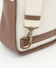 JOSEPH ABBOUD 【軽量/コンパクト】 ヘリンボンキャンバス ボディバッグ