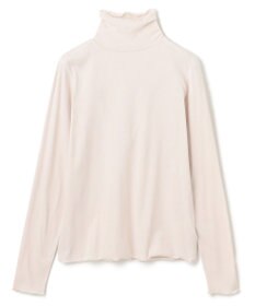 UNFILO 【暖かさ＆着心地の良さで大ヒット】コットンカシミヤ タートルネックカットソー