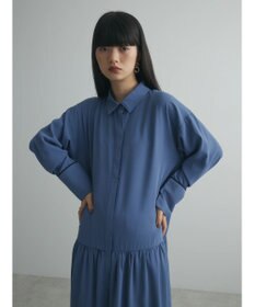 Green Parks armonia．配色シャツワンピース