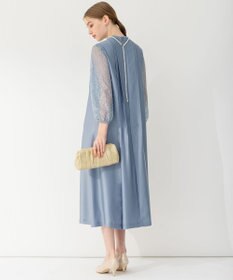 23区 【APPLAUDIR】ノーブルサテン レースコンビドレス