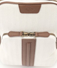 JOSEPH ABBOUD 【軽量/コンパクト】 ヘリンボンキャンバス ボディバッグ