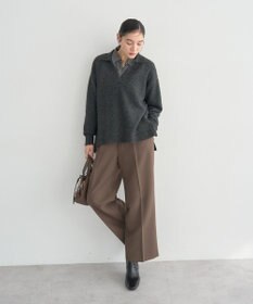 YECCA VECCA 襟付きVネックニット