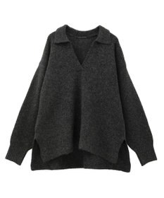 YECCA VECCA 襟付きVネックニット