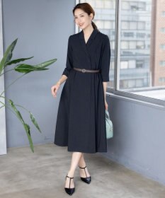 Tiaclasse 【洗える】テーラードカラーワンピース