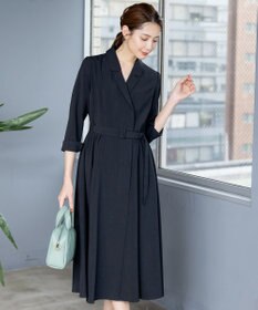 Tiaclasse 【洗える】テーラードカラーワンピース