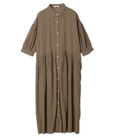 earth music&ecology レーヨンストライプワンピース