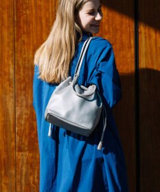 UNBILLION perche 抗菌レザー3wayドロストショルダーバッグ