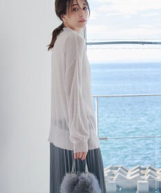 Tiaclasse 【洗える】シアープルオーバーニット