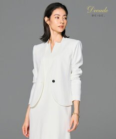 BEIGE， 【セットアップ対応】LUIZA / ノーカラージャケット
