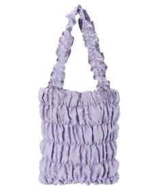 Green Parks ・ＱＵＯＮギャザーキルティングリボントートバッグ