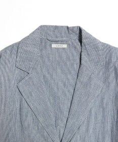 LENO LIGHT HICKORY ATERIER COAT《UNISEX》/ ヒッコリーアトリエコート