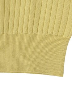 YECCA VECCA 【マシンウォッシャブル】ノースリーブリブニット