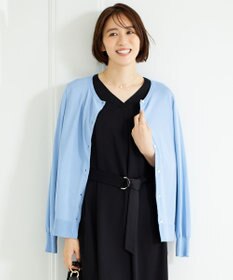 自由区 【WEB限定】ニットカーディガン×ブラウス セット