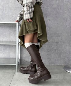 WEGO プレーンロングブーツ