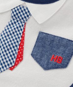 MIKI HOUSE HOT BISCUITS リバーシブルフォーマル風スタイ