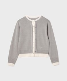 GRACE CONTINENTAL レイヤード風ニットカーディガン