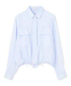 BEIGE， 【洗える・Precious 6月号掲載】PAULINE / ビックポケットドロストリネンブラウス