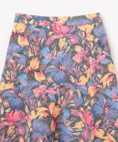 GRACE CONTINENTAL フラワージャガードフレアスカート