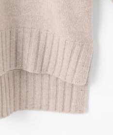 自由区 ウールカシミヤブレンドスパンコールハイネック ニット