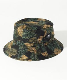 JOSEPH ABBOUD MOUNTAIN 【折り畳み可】ジャングルリーフプリント ポケッタブルバケット ハット