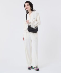 LeSportsac CHAIN SMALL CONV HOBO/ブラックサテンスナイデル