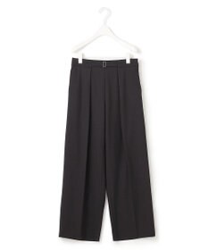 ICB L 【UVケア・洗える】ウール2WAYストレッチ ワイドストレートパンツ