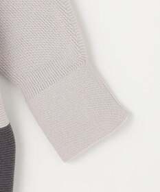 自由区 【WEB限定・洗える】コットンストレッチホールガーメントドルマン ニット