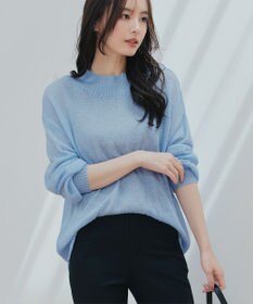 Tiaclasse 【洗える】シアープルオーバーニット