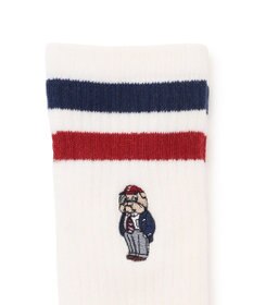 J.PRESS MEN 【BULLDOG BOY】リブライン ソックス