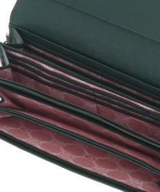 CLATHAS ワッフル　フラップ長財布