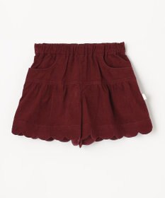 組曲 KIDS 【110-140cm】スカラップコーデュロイ ショートパンツ