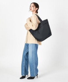 LeSportsac MARKET TOTE/リサイクルドブラックJP