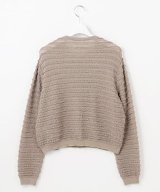自由区 【カトリエムブーケ】Texture cardigan フリルショートカーディガン