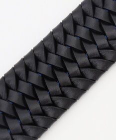 JOSEPH ABBOUD 【キングサイズ・伸びる/日本製】ストレッチレザー ベルト