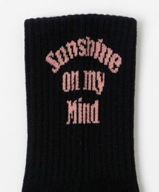 WEGO バックロゴリブソックス