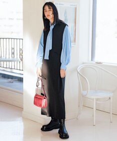 UNFILO 【取り外し可能なボウタイ付き/セレモニー】2WAY ボウタイブラウス