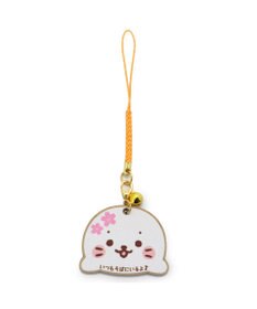 Mother garden しろたん 木製絵馬 根付け  《顔ぼん》 単品