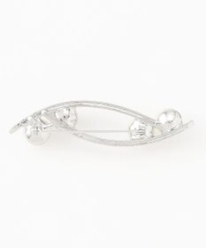 リーフパールブローチ オリジナルポーチ付　美品 リーフパールブローチ オリジナルポーチ付 美品