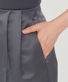 uncrave ラスターサテン パンツ（uncrave WHITE）