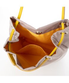 UNBILLION カシュカシュ cachecache / ナイロンツイル牛革付属ハトメショルダー