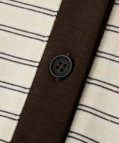 CRAFT STANDARD BOUTIQUE ポロ衿ボーダーワンピース