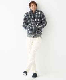 JOSEPH ABBOUD MOUNTAIN 【SPACE／UNISEX】ボアチェック ブルゾン