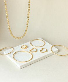 Phoebe 【金属アレルギー対応】ライトフープピアス　ゴールド/ステンレス/大振り