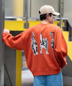 WEGO アニマルジャガードニットプルオーバー