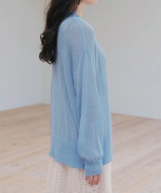 Tiaclasse 【洗える】シアープルオーバーニット