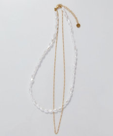 Phoebe 【限定セット】クラシカルパール×チェーン2連ネックレス×ドレッシングパールイヤーカフ