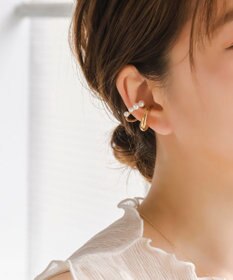 Phoebe 【限定セット】クラシカルパール×チェーン2連ネックレス×ドレッシングパールイヤーカフ