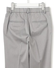 23区 【セットアップ対応/洗える】ストレッチシャンブレー テーパード パンツ